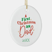初めてのクリスマスズパパニューファーザーパパ セラミックオーナメント (右)