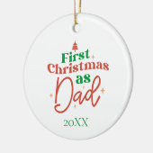 初めてのクリスマスズパパニューファーザーパパ セラミックオーナメント (左)