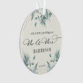 初めてのクリスマスズユーカリプタス・グリーナリー夫妻 オーナメント (正面)