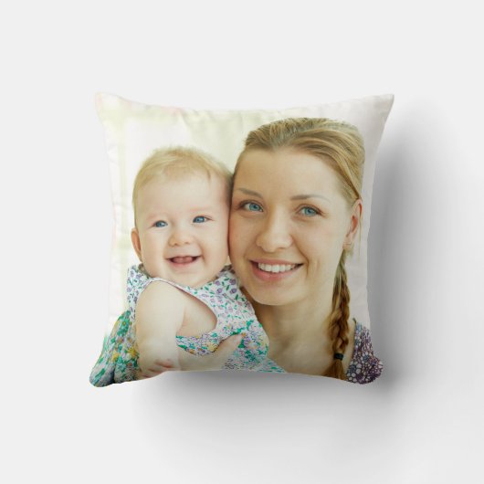 初めてのクリスマスズ祖父母フローラリース写真 クッション (裏面)