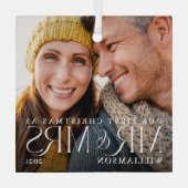 初めてのクリスマスズ・アズ・ミス・カップモダンル写真 ガラスオーナメント