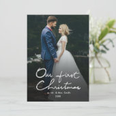 初めてのクリスマスズMr.&Mr.ホリデー2フォトカード シーズンカード (スタンド正面)