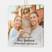 初めてのクリスマスニューアパートメントアドレス2写真 セラミックオーナメント (左)