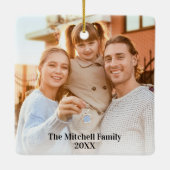 初めてのクリスマスニューアパートメントアドレス2写真 セラミックオーナメント (裏面)