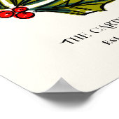 初めてのクリスマスニューホームホリーベリーキープサケ ポスター (角)