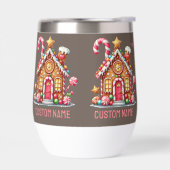 初めてのクリスマスニューホーム引用文ジンジャーウォーターボトル (左面)