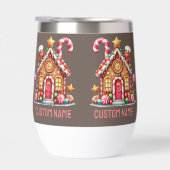 初めてのクリスマスニューホーム引用文brn水ボトル (右面)