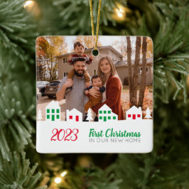 初めてのクリスマスニューホーム セラミックオーナメント