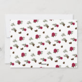 初めてのクリスマスニューリウェズホリデー数々のフォトカード シーズンカード (裏面)