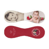 初めてのクリスマスパーソナライズされたの一種の写真 野球ボール (パネル)