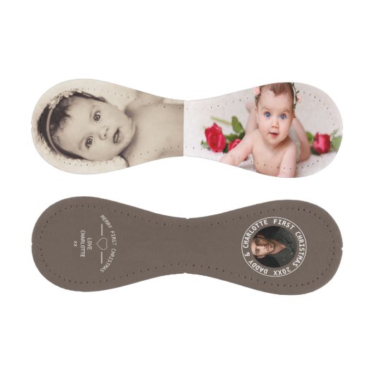 初めてのクリスマスパーソナライズされたの一種の写真 野球ボール (パネル)