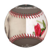 初めてのクリスマスパーソナライズされたの一種の写真 野球ボール (正面)