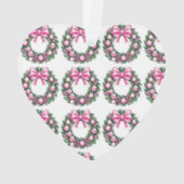 初めてのクリスマスピンクリース オーナメント (裏面)