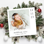 初めてのクリスマスフォト シーズンカード