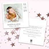 初めてのクリスマスフォト シーズンカード