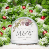 初めてのクリスマスフローラモノグラム写真 (クリスマス)