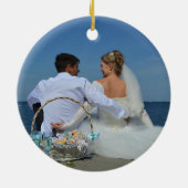 初めてのクリスマスブルー・ゲード・ゴールデン・スクリプトさん セラミックオーナメント (裏面)