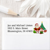 初めてのクリスマスベビーのパーソナライズ差出人住所 ラベル (インサイチュ)