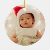 初めてのクリスマスベビーオーナメント セラミックオーナメント (裏面)
