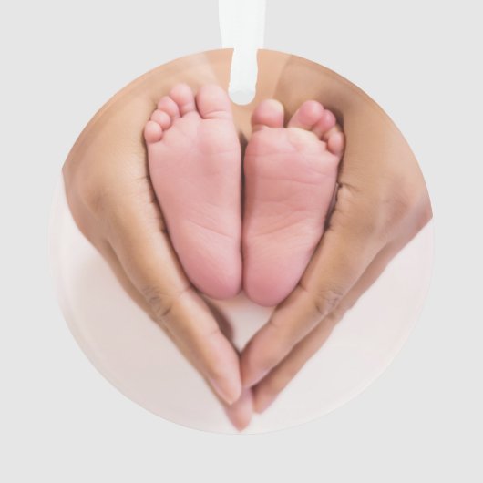 初めてのクリスマスベビー写真スクリプト名 オーナメント (裏面)