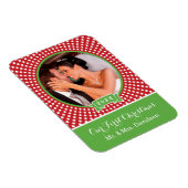 初めてのクリスマスホリデーキープサケフォトマグネット マグネット (右側)