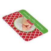 初めてのクリスマスホリデーキープサケフォトマグネット マグネット (右側)