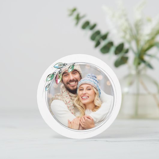 初めてのクリスマスホリデーフォトカード (スタンド正面)