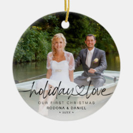 初めてのクリスマスホリデーラブ2写真 セラミックオーナメント