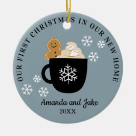初めてのクリスマスホーム セラミックオーナメント