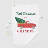 初めてのクリスマスマッチングファミリーホリデーグランドパ ゴルフタオル (インサイチュ)