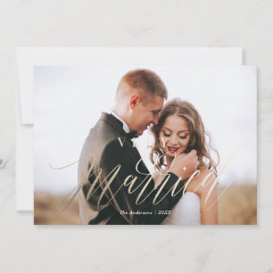 初めてのクリスマスミスター・アンド・ミセス・ホリデー・フォト・カード シーズンカード