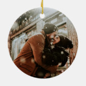 初めてのクリスマスミストフォレストの写真 セラミックオーナメント (裏面)