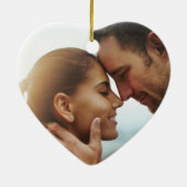 初めてのクリスマスミセス・ウィンター・ブランチの写真シンプル セラミックオーナメント (裏面)