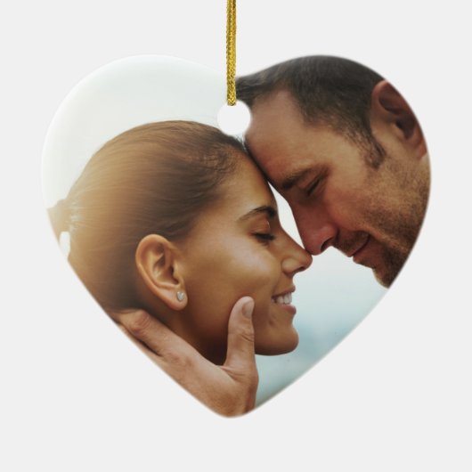 初めてのクリスマスミセス・ウィンター・ブランチの写真シンプル セラミックオーナメント (裏面)