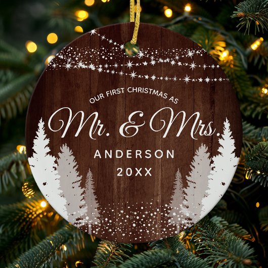 初めてのクリスマスミセス・ウッドがジーナに セラミックオーナメント