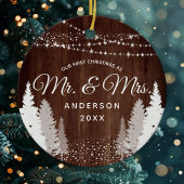 初めてのクリスマスミセス・ウッドがジーナに セラミックオーナメント