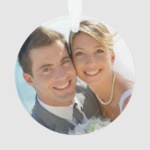 初めてのクリスマスミセス・フォトオーバーレイ オーナメント (裏面)