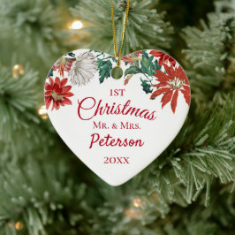 初めてのクリスマスミセス・フラワーリース セラミックオーナメント