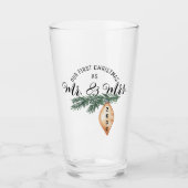 初めてのクリスマスミセス・ホリデイ・フローラ タンブラーグラス (正面)