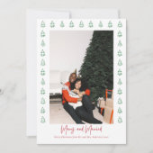 初めてのクリスマスメリーとニュー結婚したリュウズの写真 シーズンカード (正面)