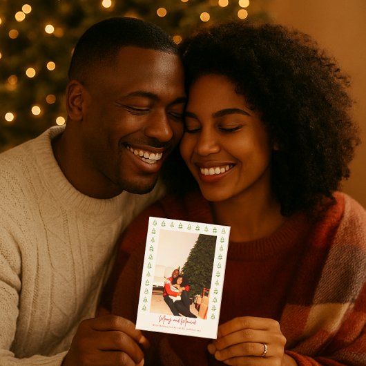 初めてのクリスマスメリーとニュー結婚したリュウズの写真 シーズンカード