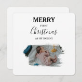 初めてのクリスマスメリーをマイママ2ベビー写真 (正面/裏面)