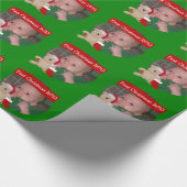 初めてのクリスマスラップ紙 ラッピングペーパー (角)