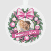 初めてのクリスマスリース オーナメント (正面)