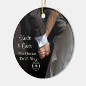 初めてのクリスマスロマンチックエレガントと セラミックオーナメント (左)