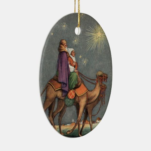 初めてのクリスマスワイズメンヴィンテージオーナメント セラミックオーナメント (右)