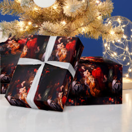 初めてのクリスマスヴィンテージ ラッピングペーパー