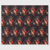 初めてのクリスマスヴィンテージ ラッピングペーパー (フラット)