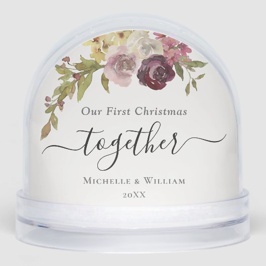 初めてのクリスマス一緒にフローラモノグラム写真 (正面)