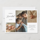 初めてのクリスマス一緒のクリスマスカード 4枚の写真 シーズンカード (正面)